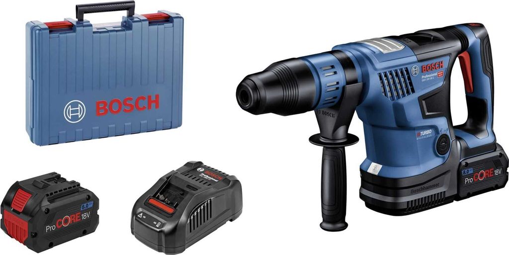 Bosch Akku-Bohrhammer BITURBO mit SDS max GBH 18V-36 C, 2 x Produktbild 