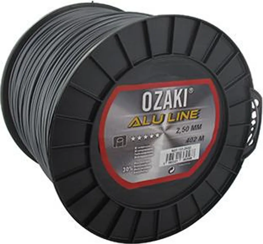 Fil nylon aluminium anti-fusion Ozaki Alu Line pour débroussaillement
