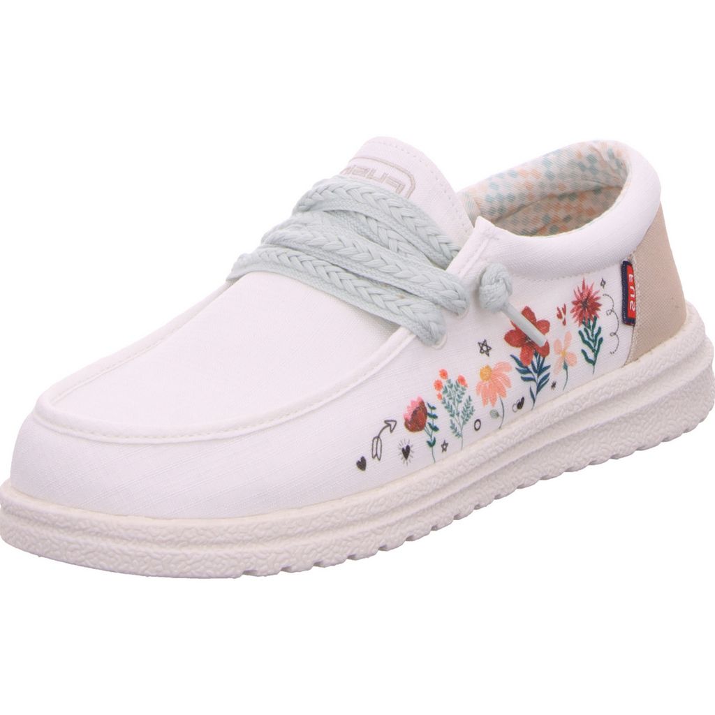 Fusion Schnürhalbschuhe in weiss/weiss kombi, Gr. 39