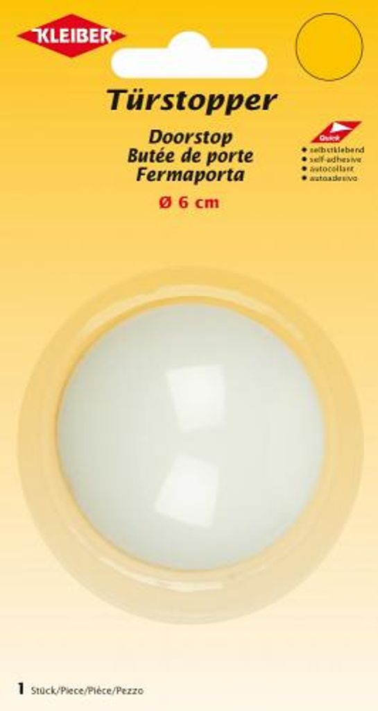 KLEIBER Türstopper Kunststoff weiß Durchmesser: 60 mm Höhe: 10 mm