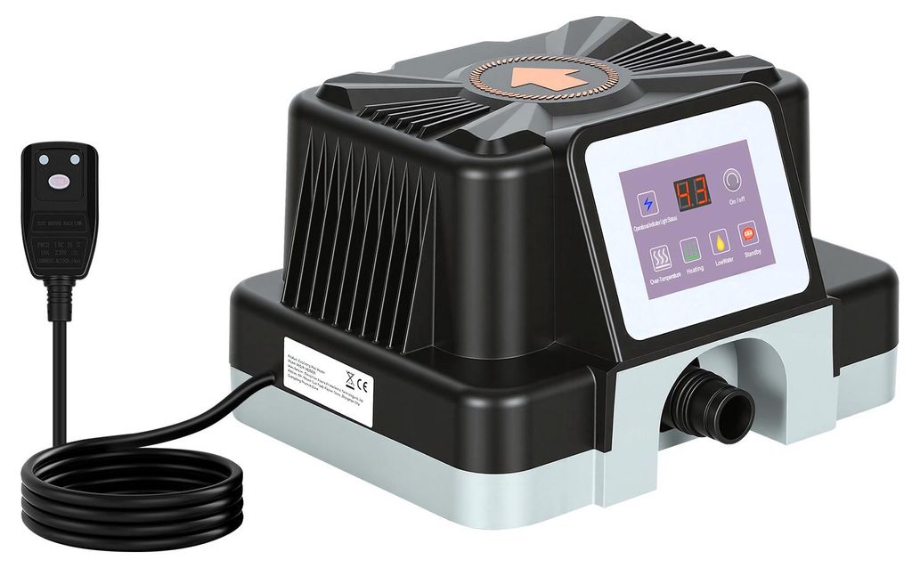Elektrické ohrievanie bazénu Ikodm 3 kW s digitálnym Obrázok produktu 