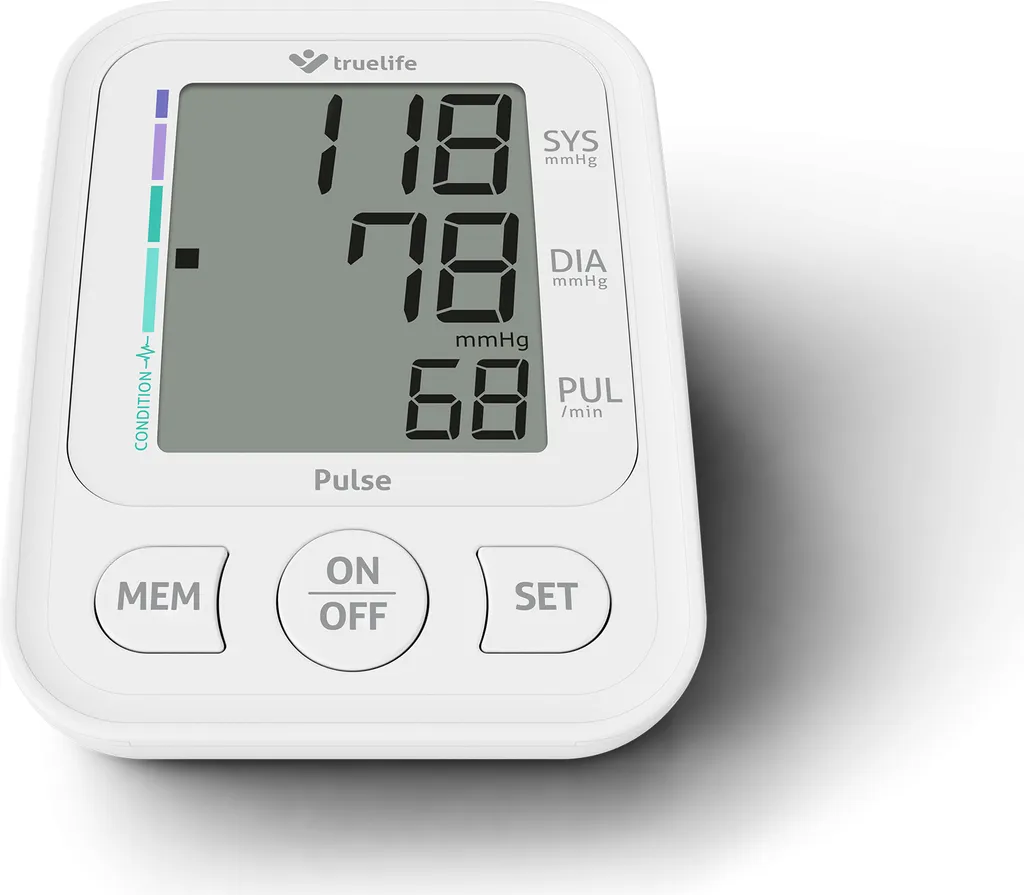 Sfigmomanometro Digitale TrueLife Pulse | Monitoraggio Pressione Retail