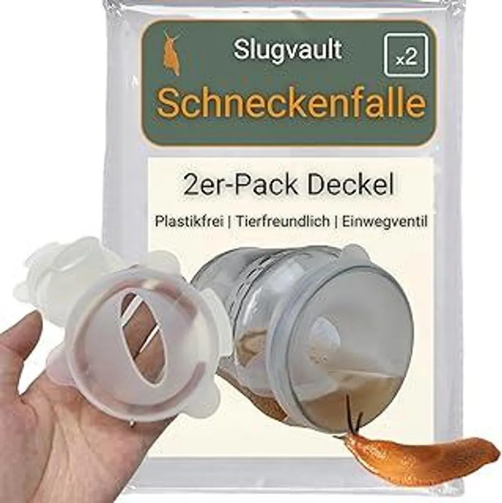 Slugvault Valvola Unidirezionale Trappola Lumache - 2 Pezzi Professional