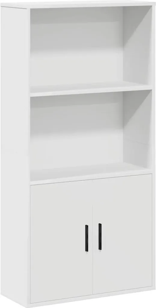 vidaXL Libreria bianca 60x24x120 cm Materiale a base di legno
