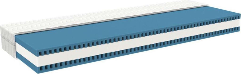 Kinderschaumstoffmatratze METROPOLIS mit festem Kern zur Rückenunterstützung - 90 x 180 cm