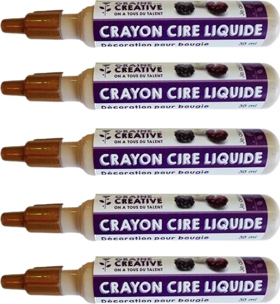 Crayon Cire Liquide Or Haute Précision pour Marquage sur Bougies