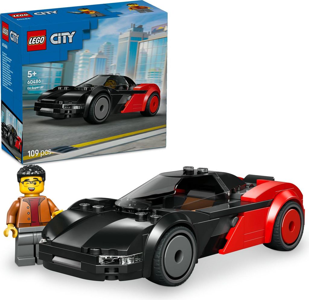 LEGO City Elektro-Supersportwagen - Rennwagen Spielzeug - Produktbild 