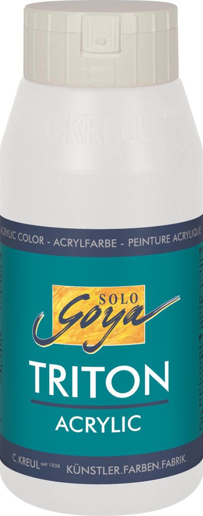 KREUL Acrylfarbe SOLO Goya TRITON weiß 750 ml