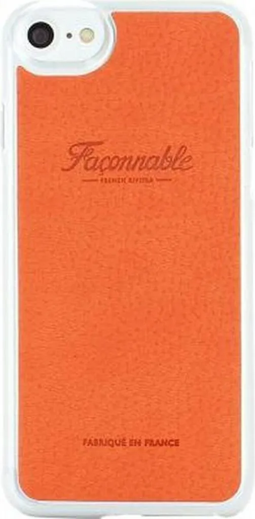 Custodia Rigida Façonnable per iPhone SE/8/7/6S Arancio Chic