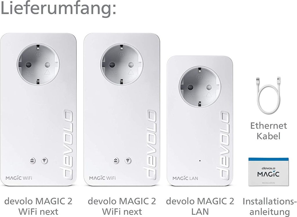 Devolo MAGIC 2 WiFi next Multiroom Kit, 2400 Mbit/s, IEEE Obrázok produktu 