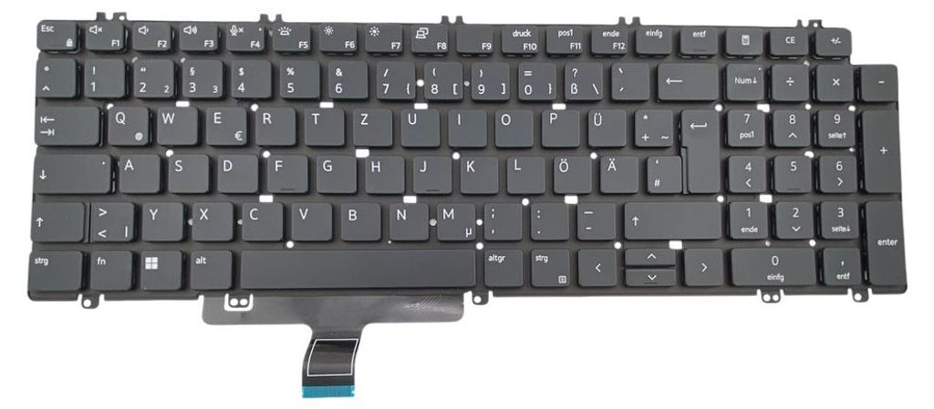Trade-Shop Original Notebook-Tastatur Deutsch QWERTZ mit Produktbild 