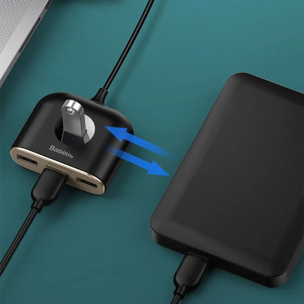 Baseus Hub USB 3.0 4-in-1 5Gbps - Splitter USB per Hard Disk 4TB - 35