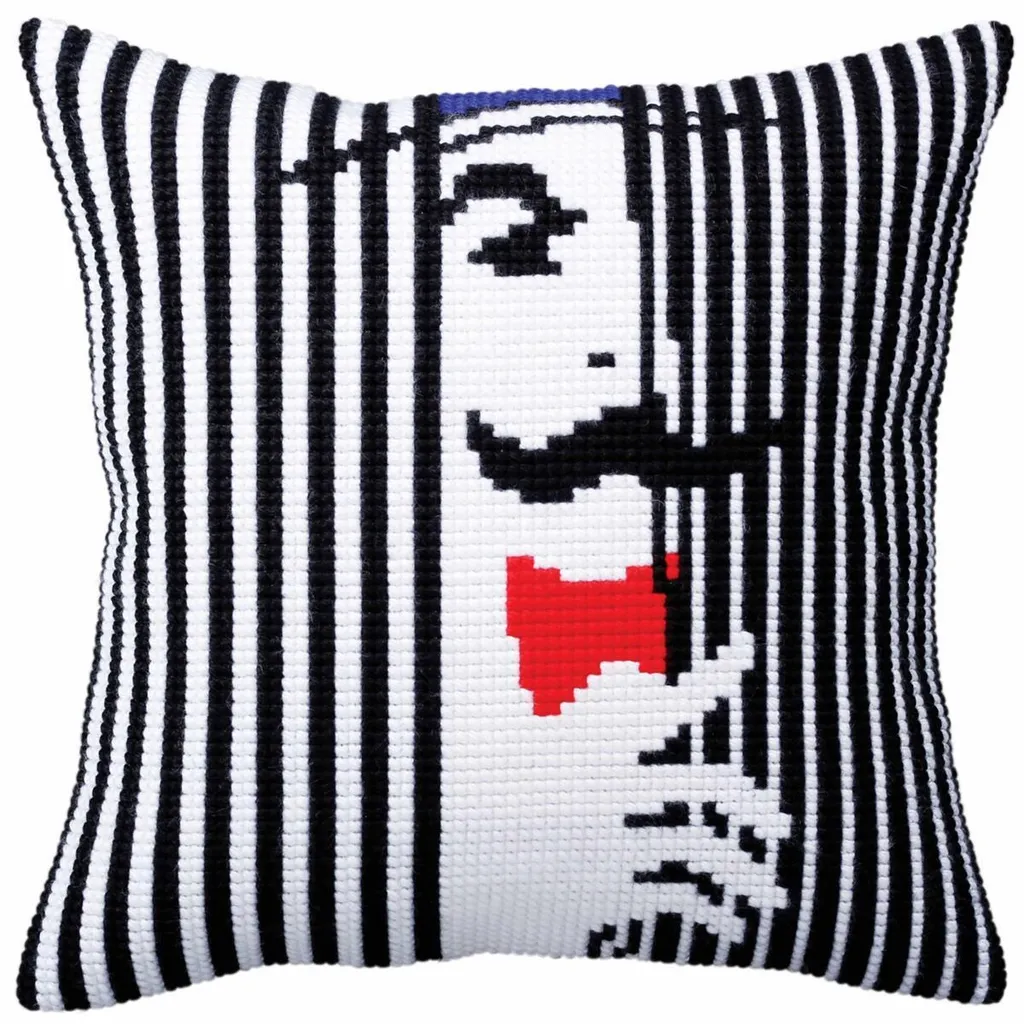 OFFERTA Kit Cuscino Punto Croce CdA 5357 - 40x40cm Ricamo Completo