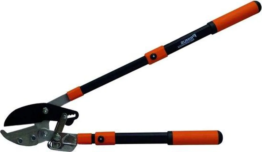 Houe 67 cm haute visibilité orange et noir - Acier renforcé jardin