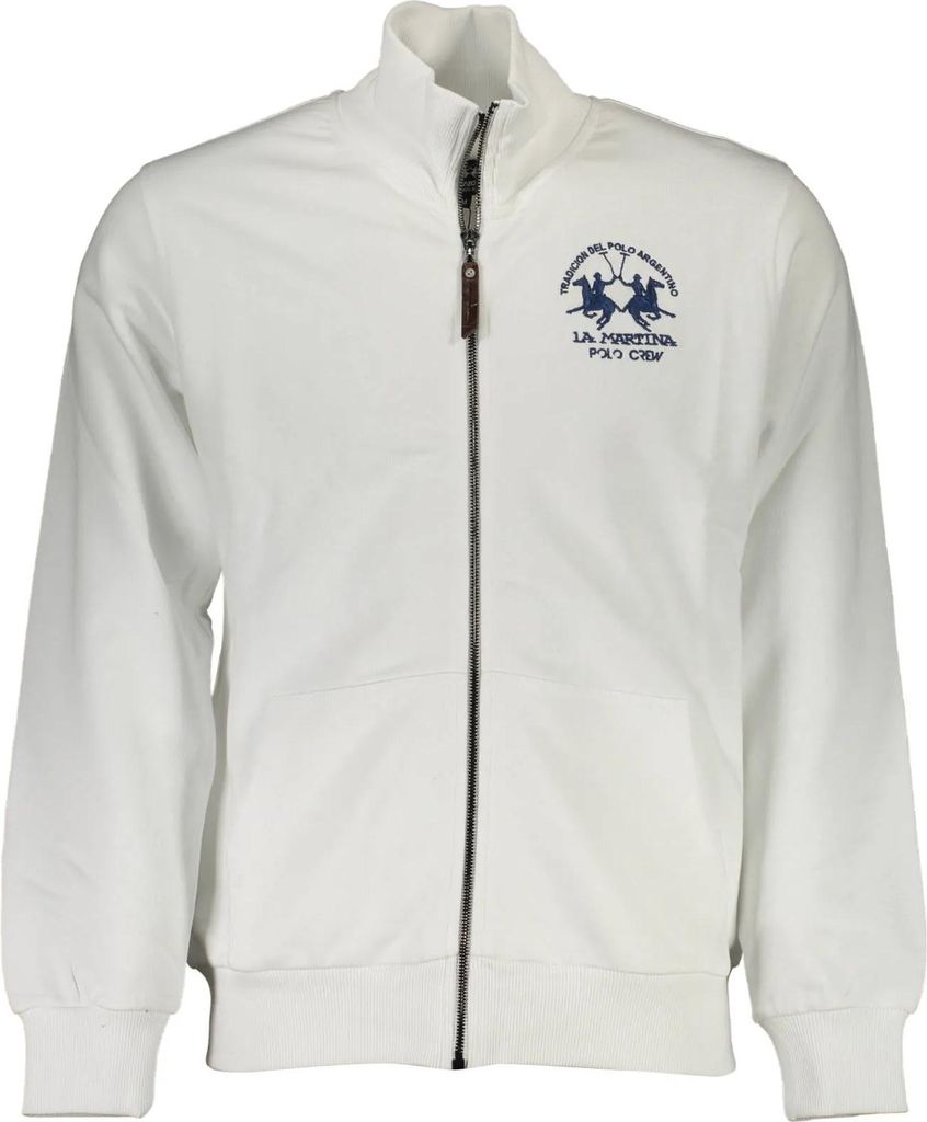LA MARTINA Herren LANGARM-SWEATSHIRT Weiß XMF005FP059_6BA7679_BIANCO0000 : Größe - M Größe: M