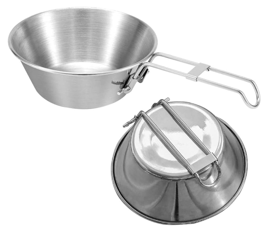 Sierra Campingbecher Set aus Edelstahl für Rucksackreisen, 500 ml, 2 Stück
