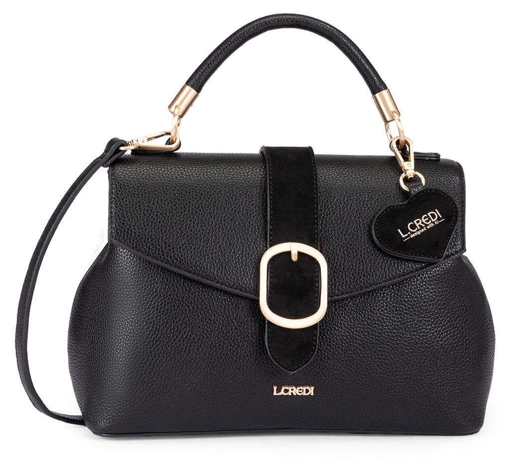 L.CREDI Umhängetasche Handtasche Solenn.ai Handbag Black Produktbild 
