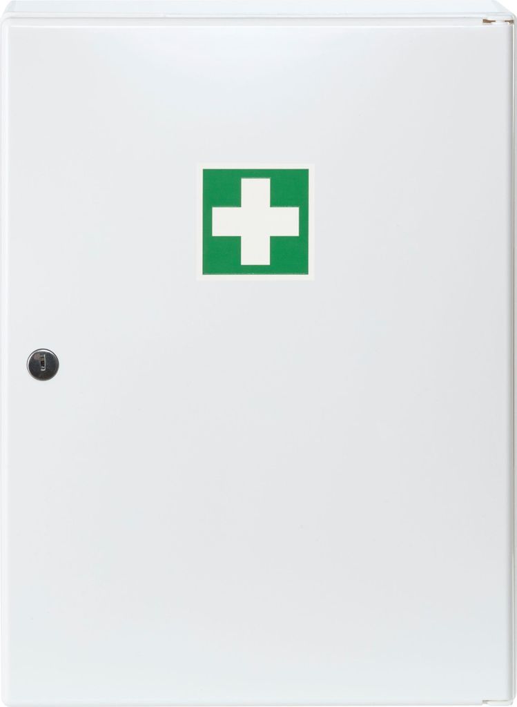 Verbandschrank M1Trio mit 2 verstellbaren Zwischenböden, leer