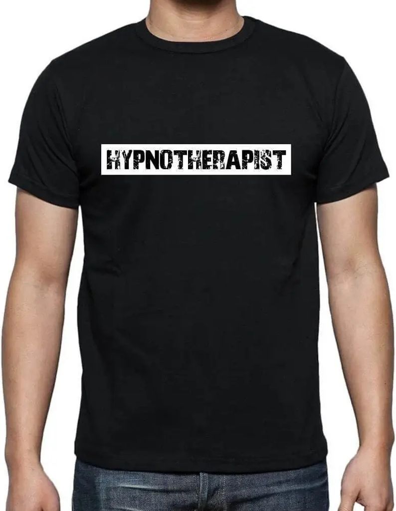 Herren Grafik T-Shirt Beruf des Hypnotherapeuten – Hypnotherapist Occupation – Öko-Verantwortlich Vintage Jahrgang Kurzarm Lustige Druck Gebur...