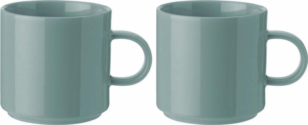 stelton Becher 2 Stück in verschiedenen Farben, Ausführung:Becher 2 Stück - dusty green
