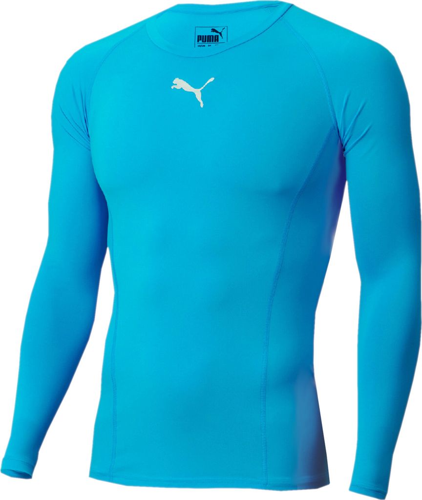 PUMA Herren Shirt LIGA Baselayer Tee LS Gr.XL azur blau (655920-48)