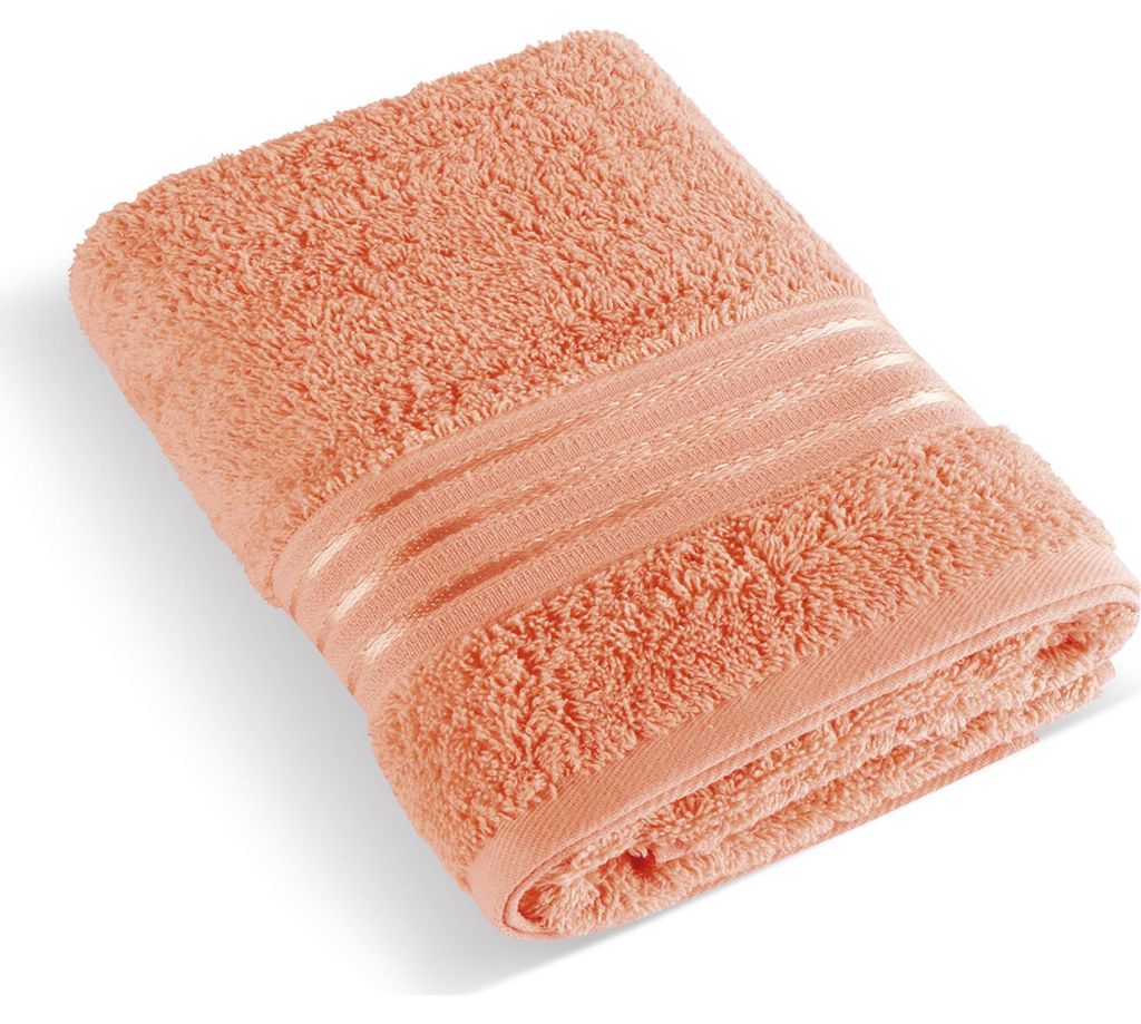 Frottierhandtuch Linie 70x140cm 500g lachs