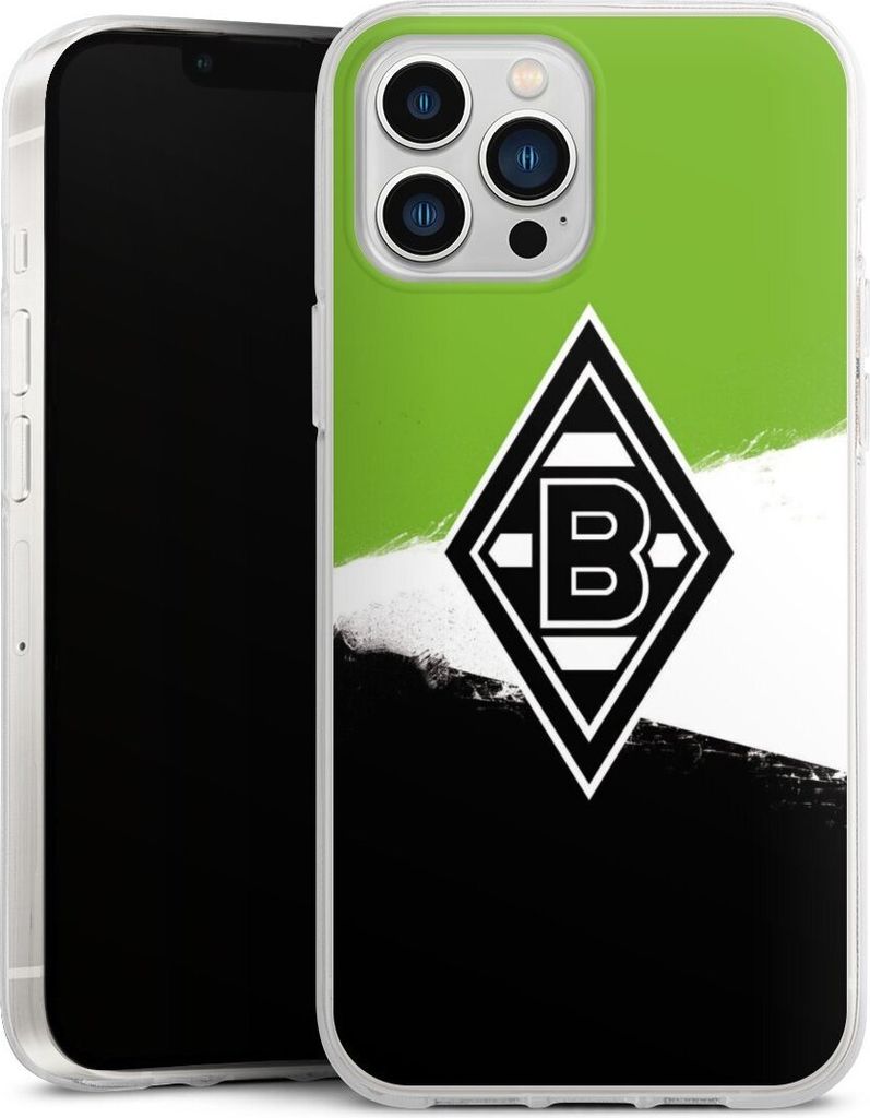 DeinDesign Handyhülle für Apple iPhone 13 Pro Max Silikon Hülle Case Smartphone Schutzhülle Borussia Mönchengladbach Offizielles Lizenzprodukt...