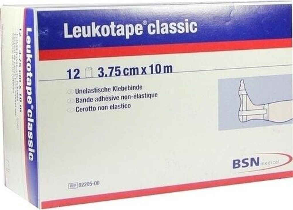 BSN Leukotape 3,75cm x 10m (12 rouleaux) Image du produit 