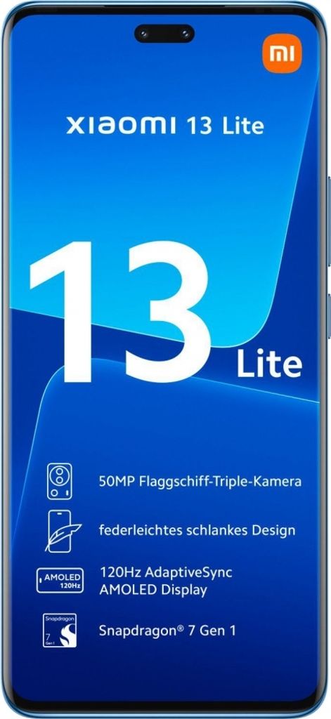 Xiaomi 13 Lite 5G (8GB+128GB) lite blue Produktbild 