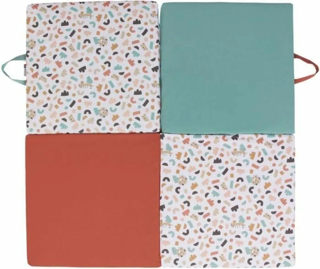 TINEO Tapis Motorisé Multifonction 3 en 1 - 120 x 120 cm pour Bébé