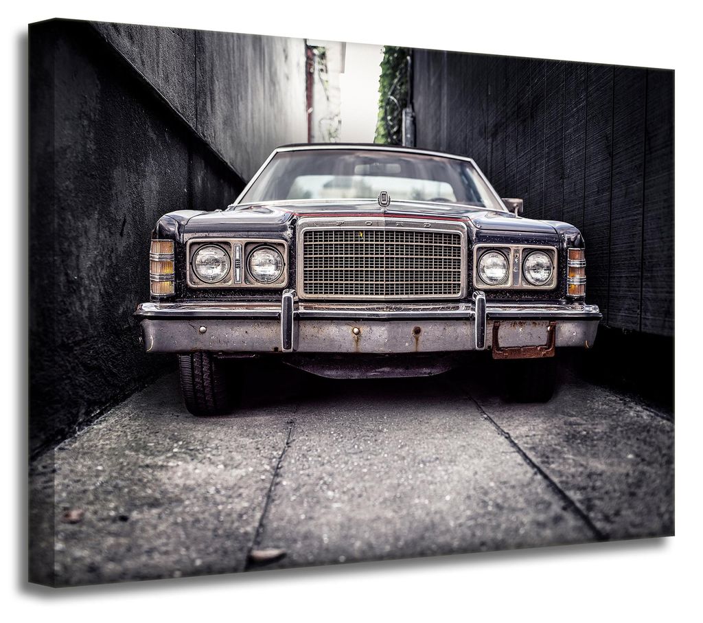 Leinwanddruck Vintage Oldtimer 40x30 cm