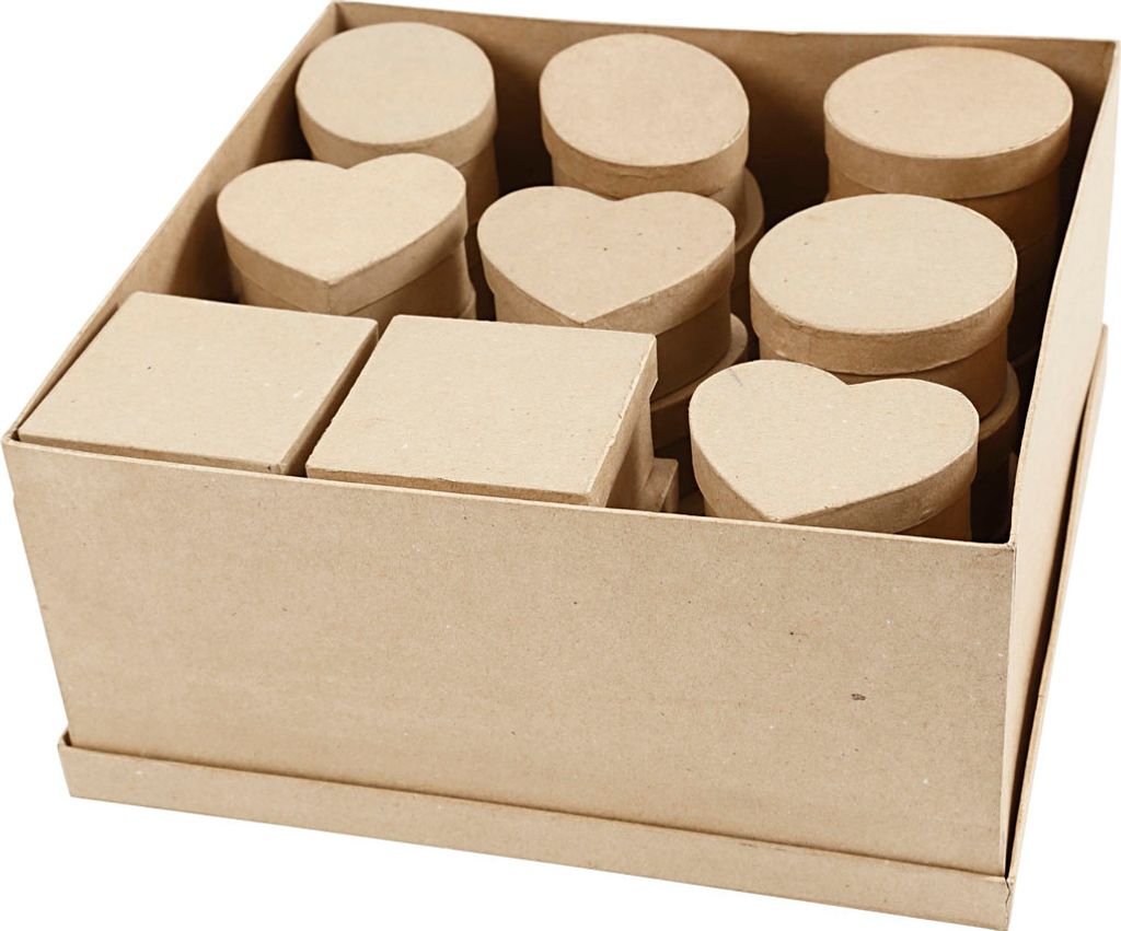 Creativ Company Geschenkboxen-Set braun