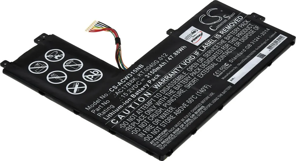Batterie de rechange pour Acer Swift 3 SF315-52-52YX - Capacité 3220mAh