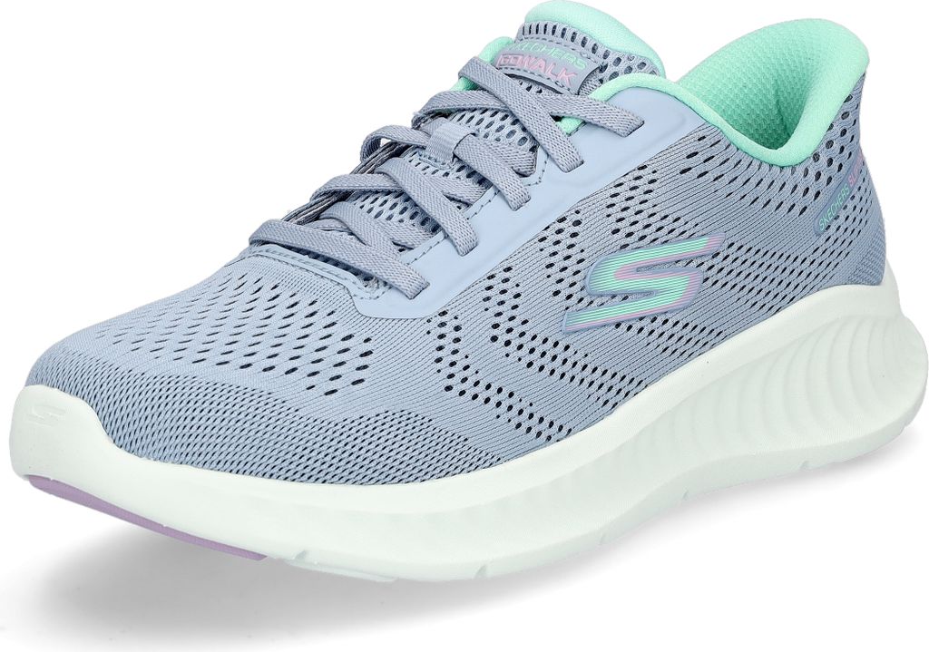 Skechers Damen Slip-in Sneaker Go Walk Now Khloe blau