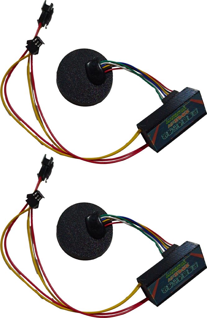 1/2 Stück Universal Modified Car LED-Scheinwerfer Einfache Installation 12-V-Eingangsspannung Dynamisches Multi-Modi-Devil-Eye-Autoscheinwerfer-Dekor