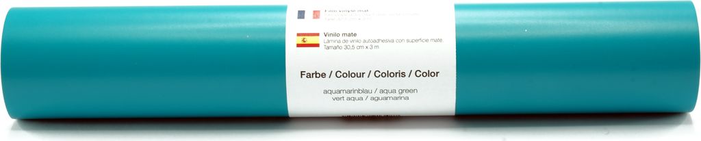 Kreativplotter Vinylfolie matt AQUAMARINBLAU 30,5x300 cm