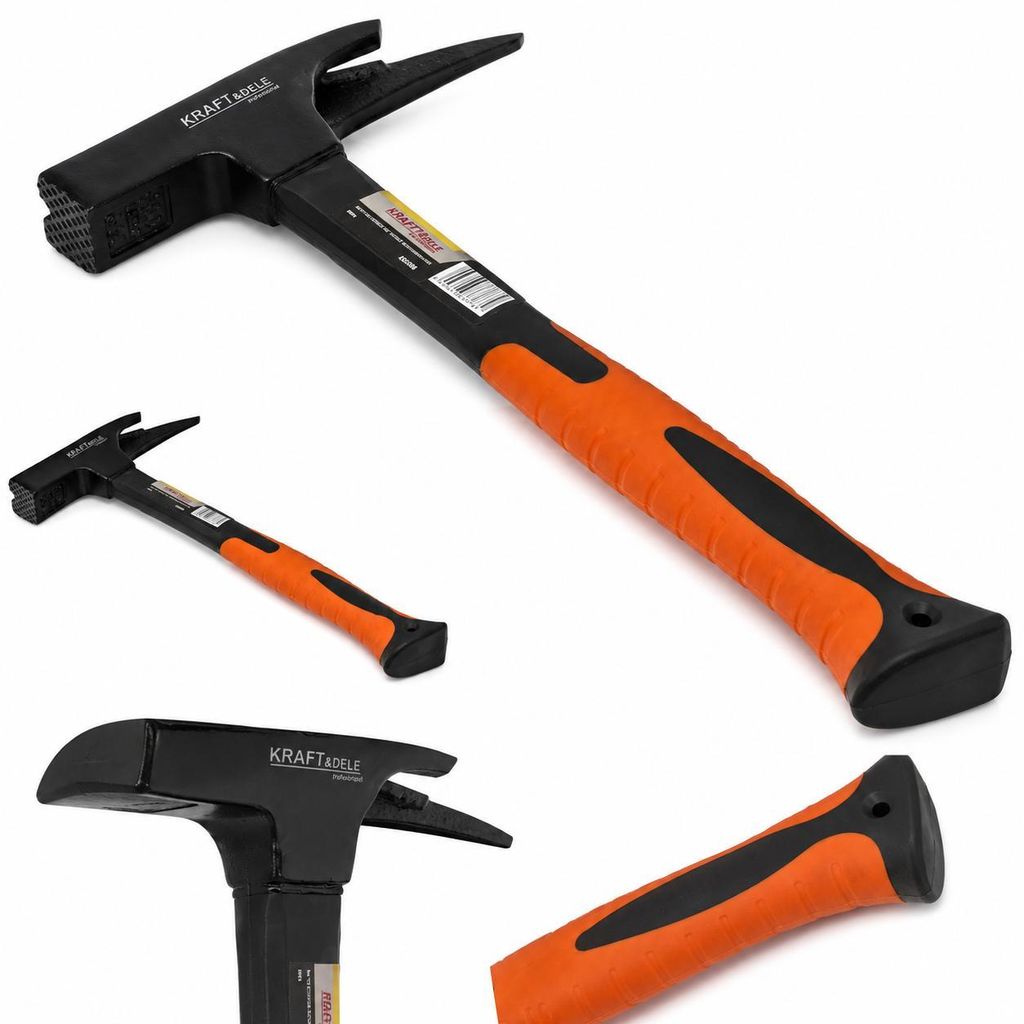 Zimmermannshammer 600 g, ergonomisch, aus Fiberglas | Produktbild 