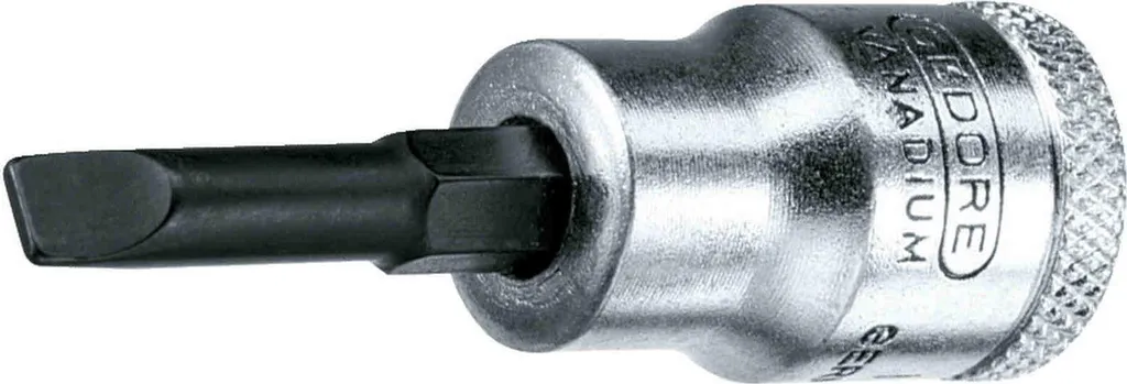 Gedore 1640895 Inserto a Bussola 3/8 per Viti a Taglio 6,5x1,2mm