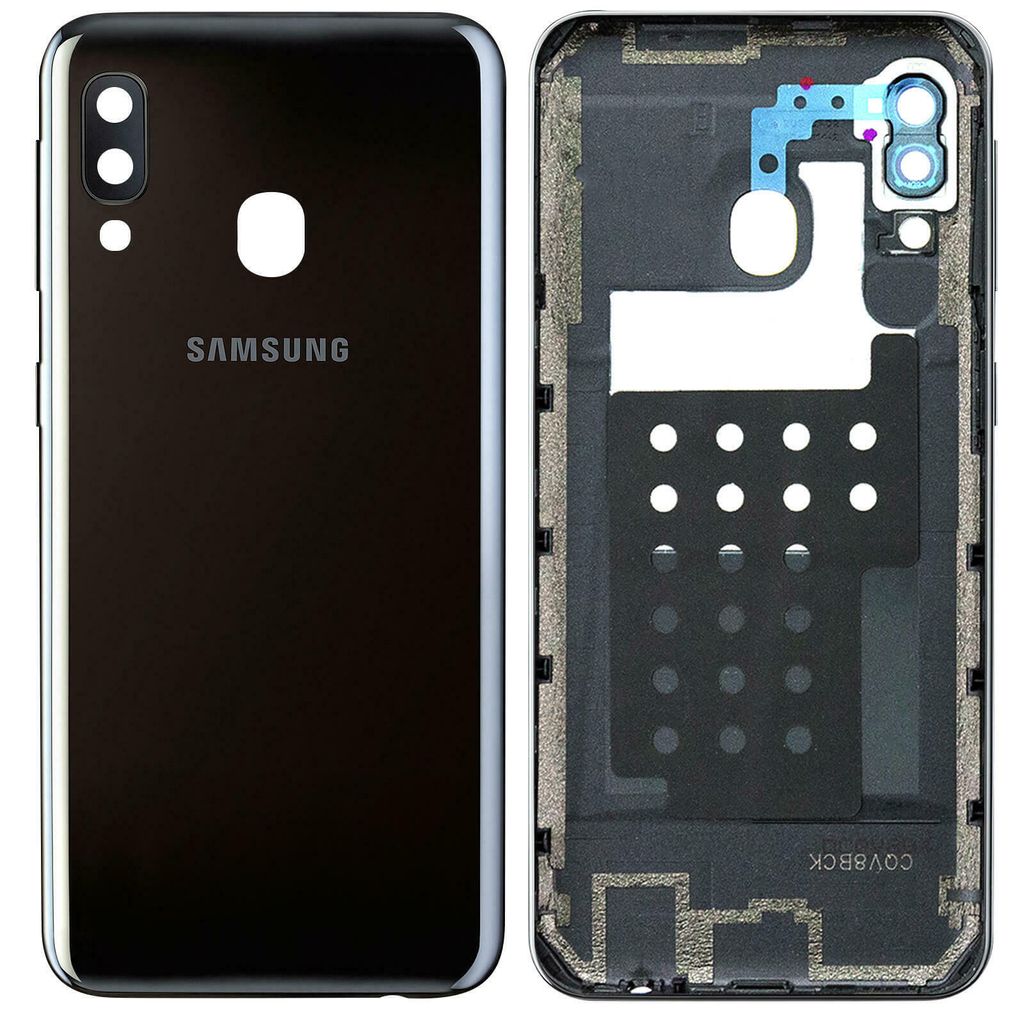 Samsung, Ersatzteil Akkudeckel, neue Rückseite für Samsung Galaxy A20e, Schwarz