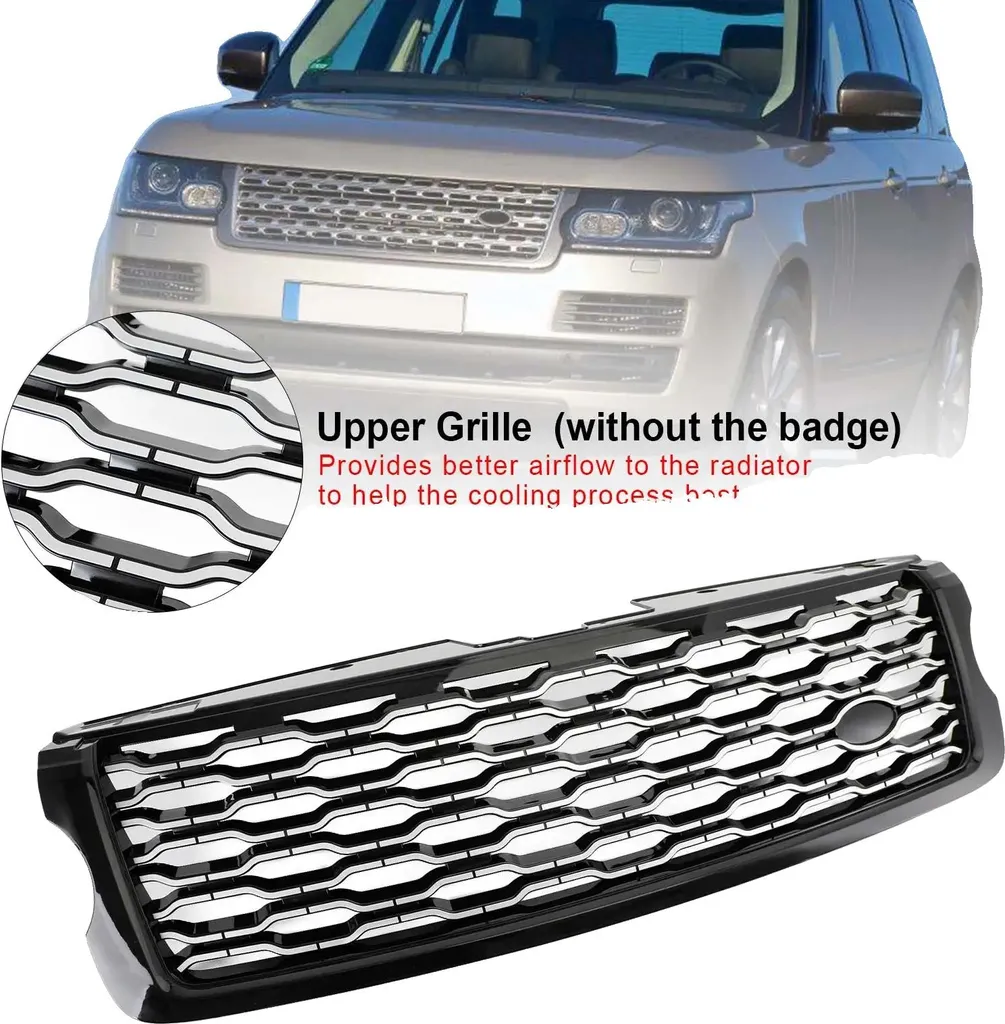 Grille de calandre ABS noire pour Range Rover Vogue L405 de 2013 à 2017