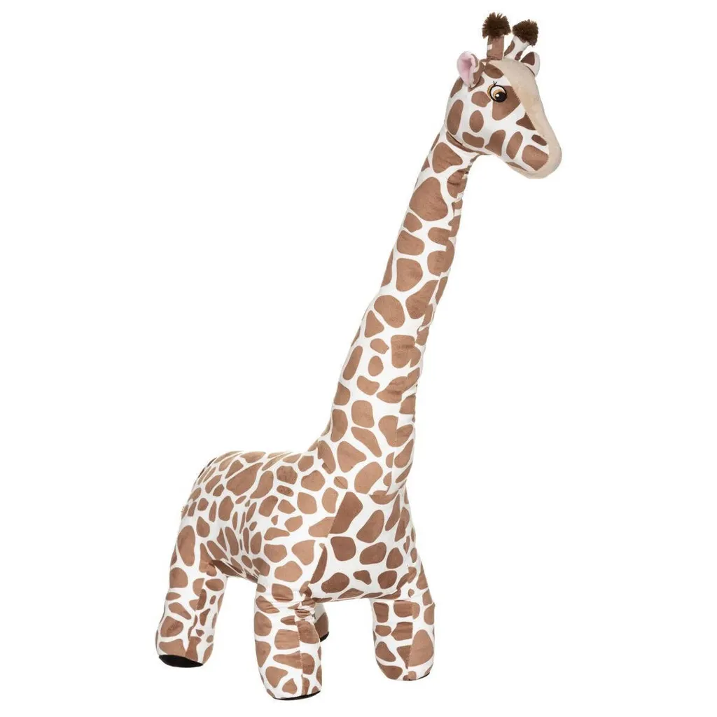 Grande peluche girafe 100 cm : mascotte géante en coton pour enfant