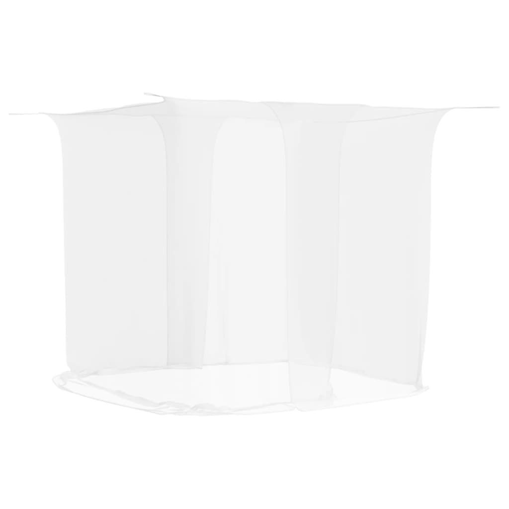 vidaXL Moskitonetz zum Aufhängen 156 Mesh Weiß 220x150x180 cm