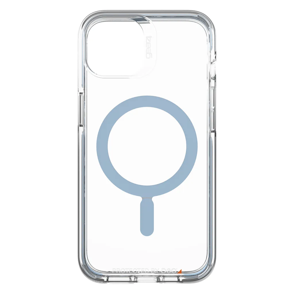 ZAGG GEAR4 Santa Cruz Snap iPhone 13 Blu - Custodia Antiurto MagSafe