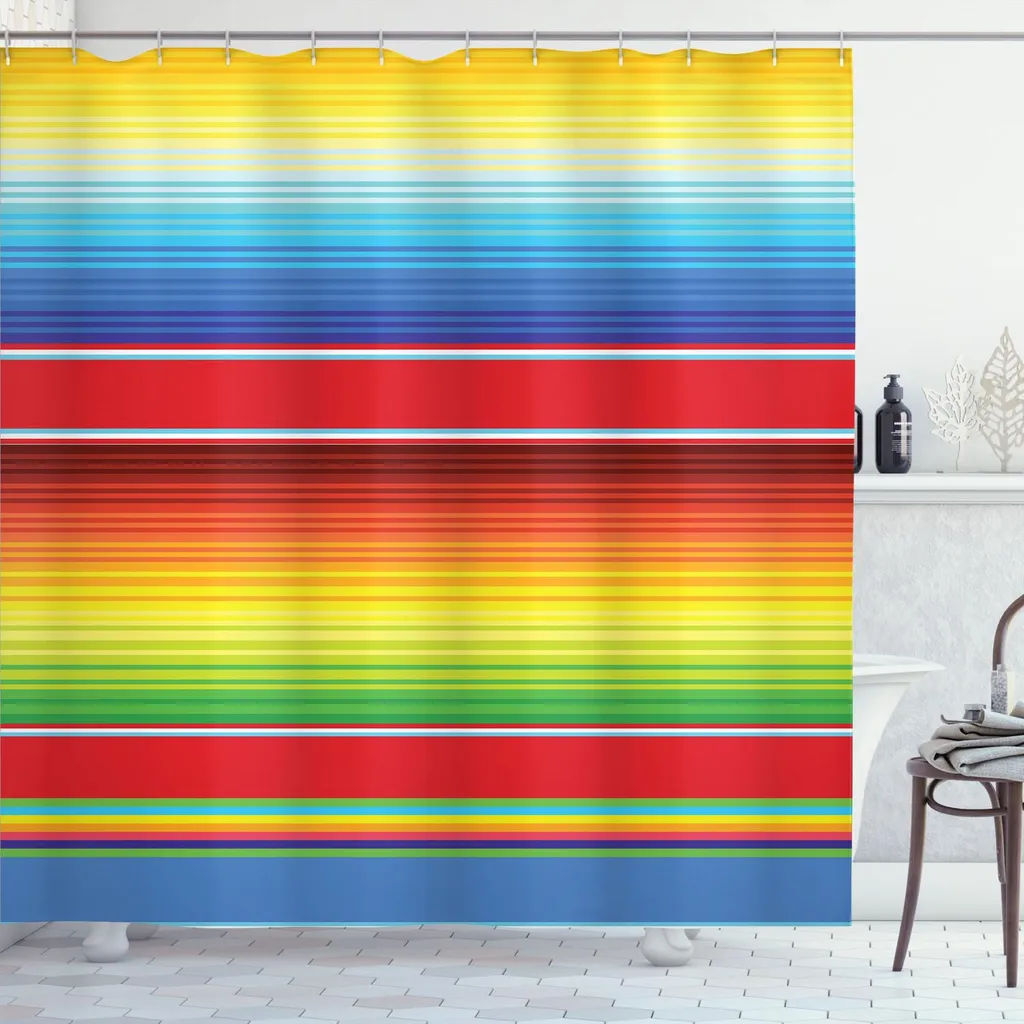 Upgrade Bagno con ABAKUHAUS: Tenda Doccia Astratta 175x200 cm