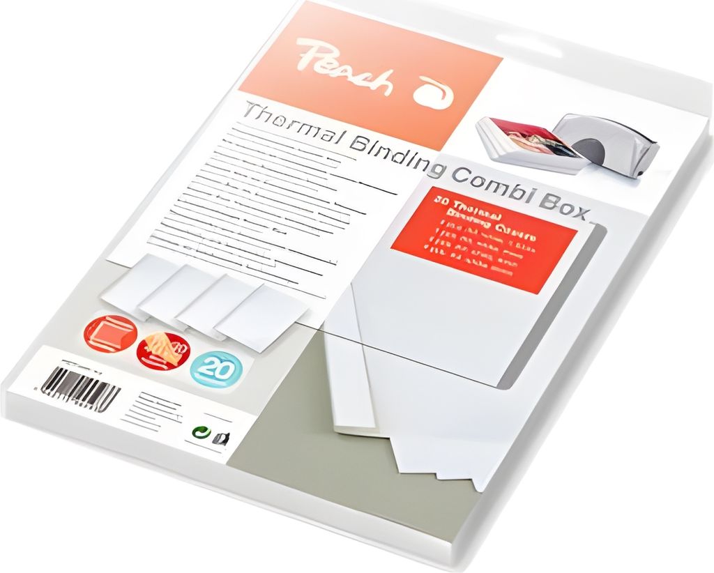 Peach Combi-Box - 60 Blätter - weiß - 200 g/m² Obrázek produktu 
