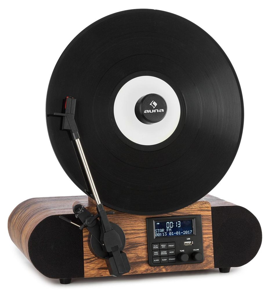 auna Verticalo SE DAB retro gramofon DAB+ UKW tuner USB BT Obrázek produktu 