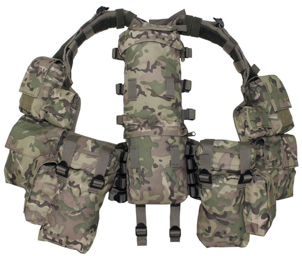 MFH Tactical Weste, div. Taschen, operation-camo