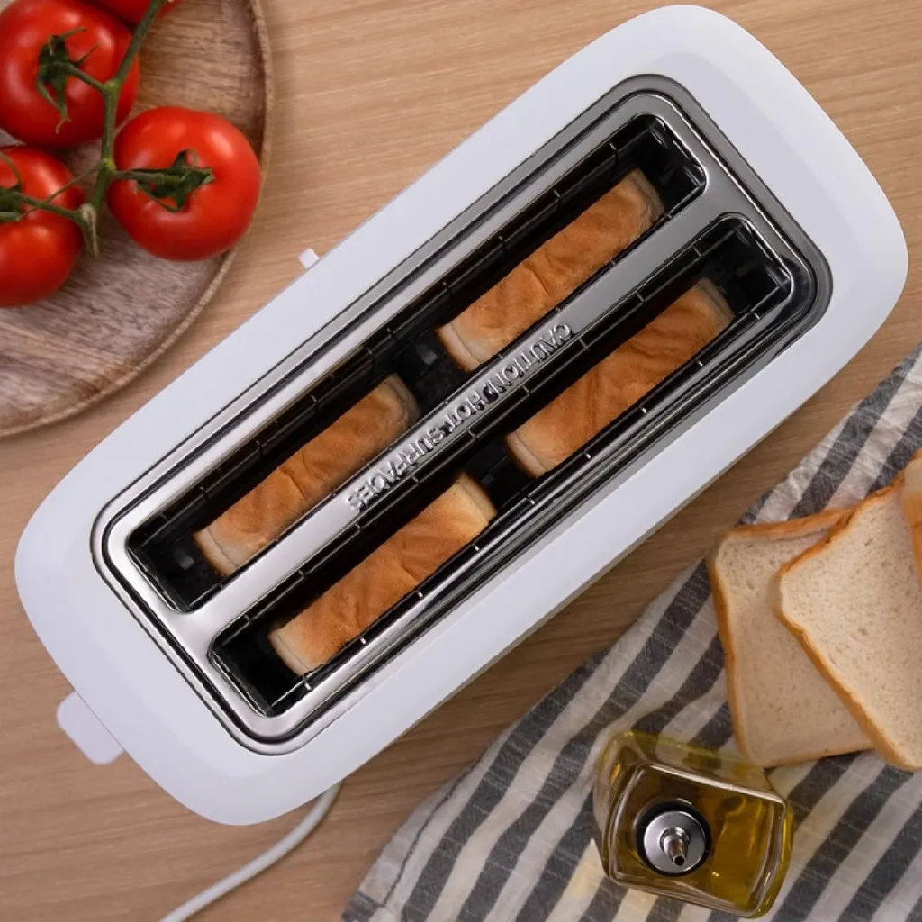 Cecotec Tostapane verticale Toast&Taste 16000 Extra Doppio Bianco