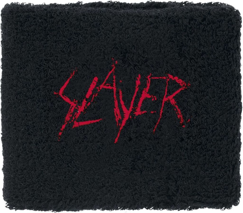 Slayer Schweißband Unisex Logo - Wristband schwarz Standard