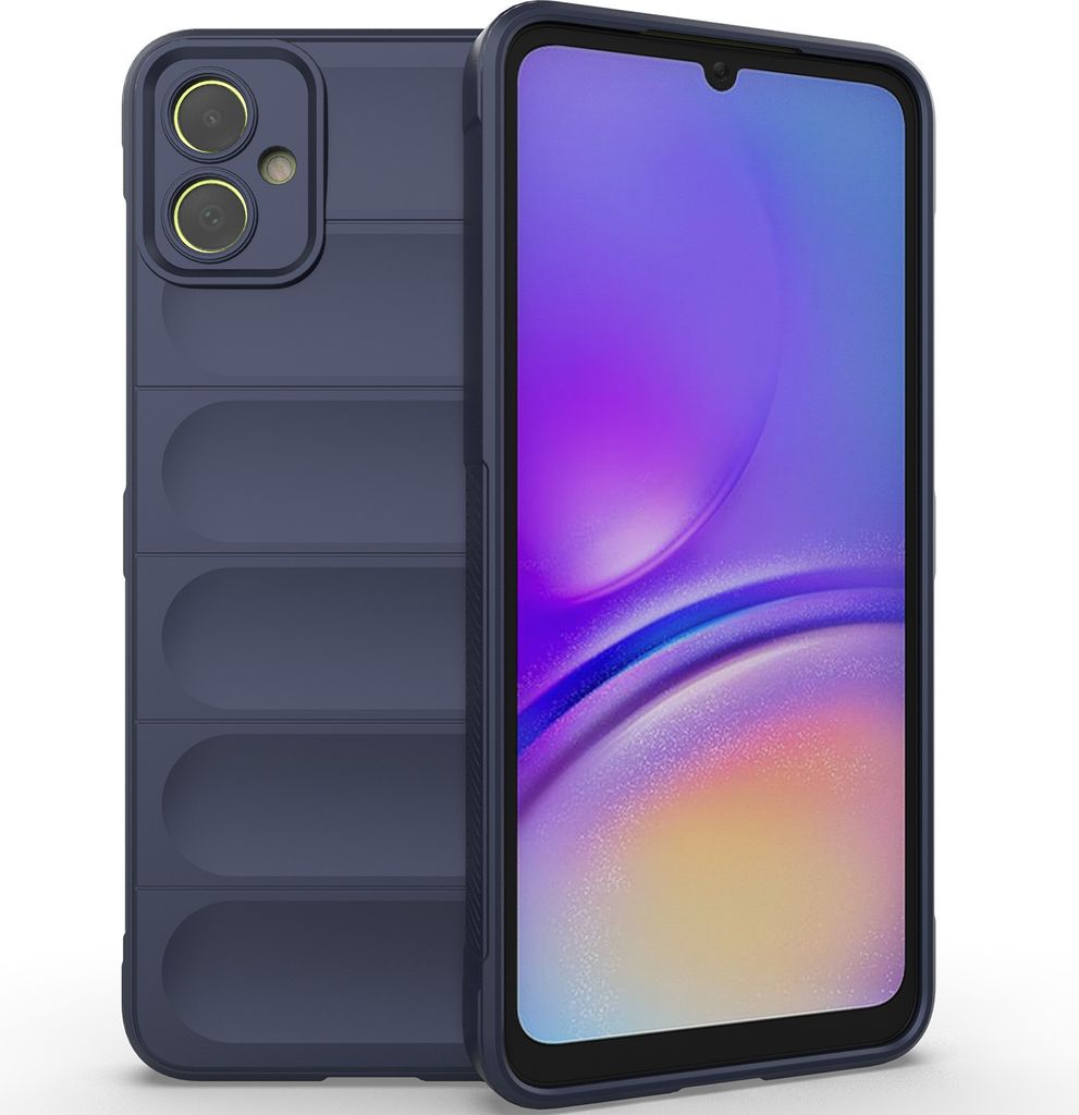 Handyhülle für Samsung Galaxy A05 Weich TPU Silikon Stossfest Anti-rutsch Hülle Dunkelblau